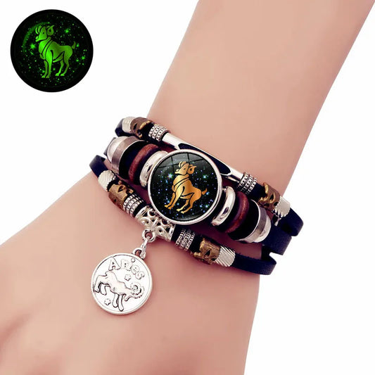 Pulsera Luminosa 12 Signos Zodiacales