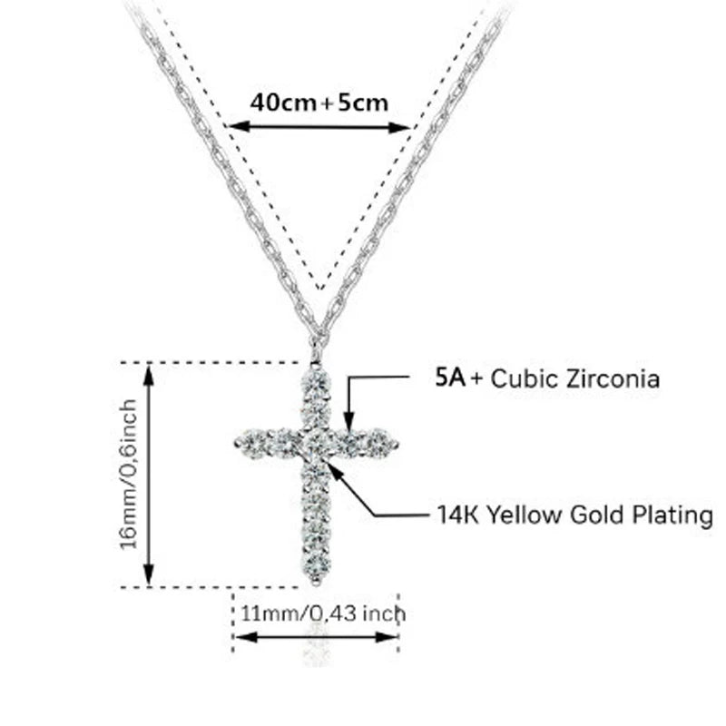 Colgante Cruz Plata