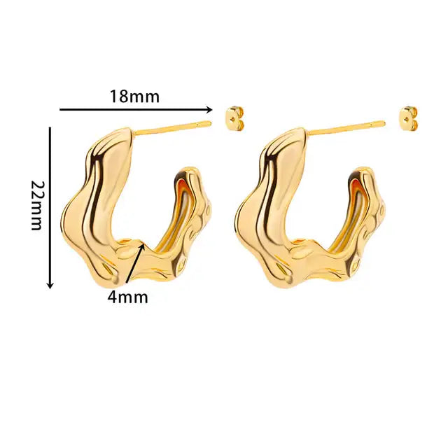 Aretes Aura Dorada