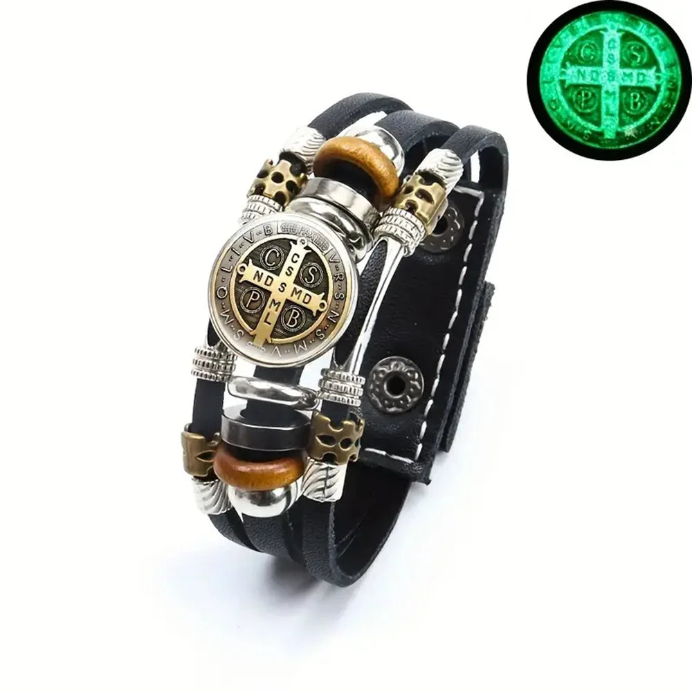 Pulsera Medalla de San Benito