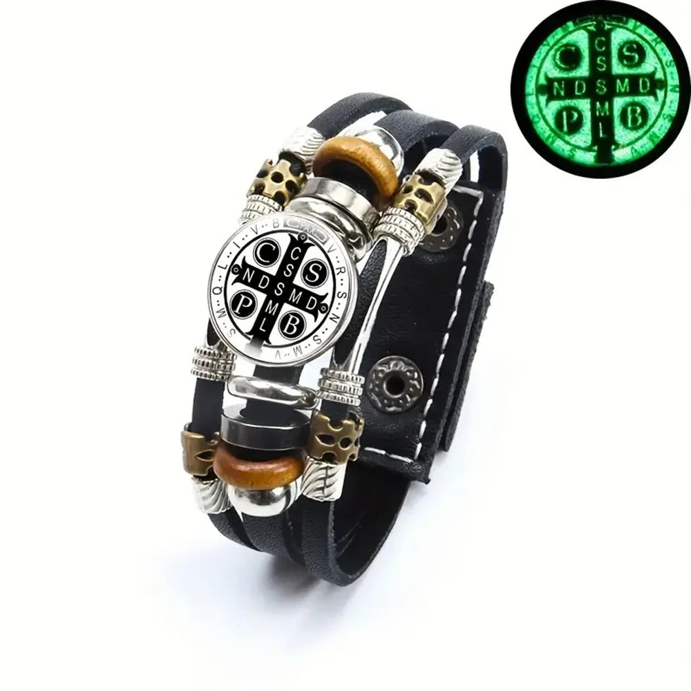 Pulsera Medalla de San Benito