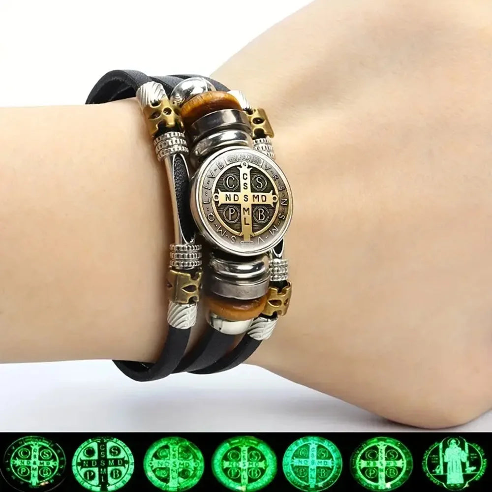 Pulsera Medalla de San Benito