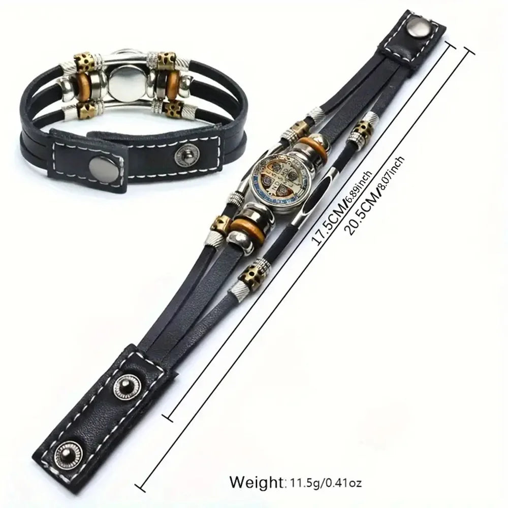 Pulsera Medalla de San Benito