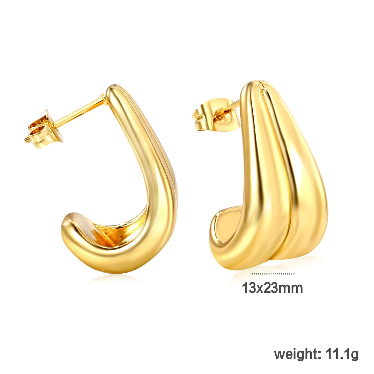 Aretes Estilo Dorado