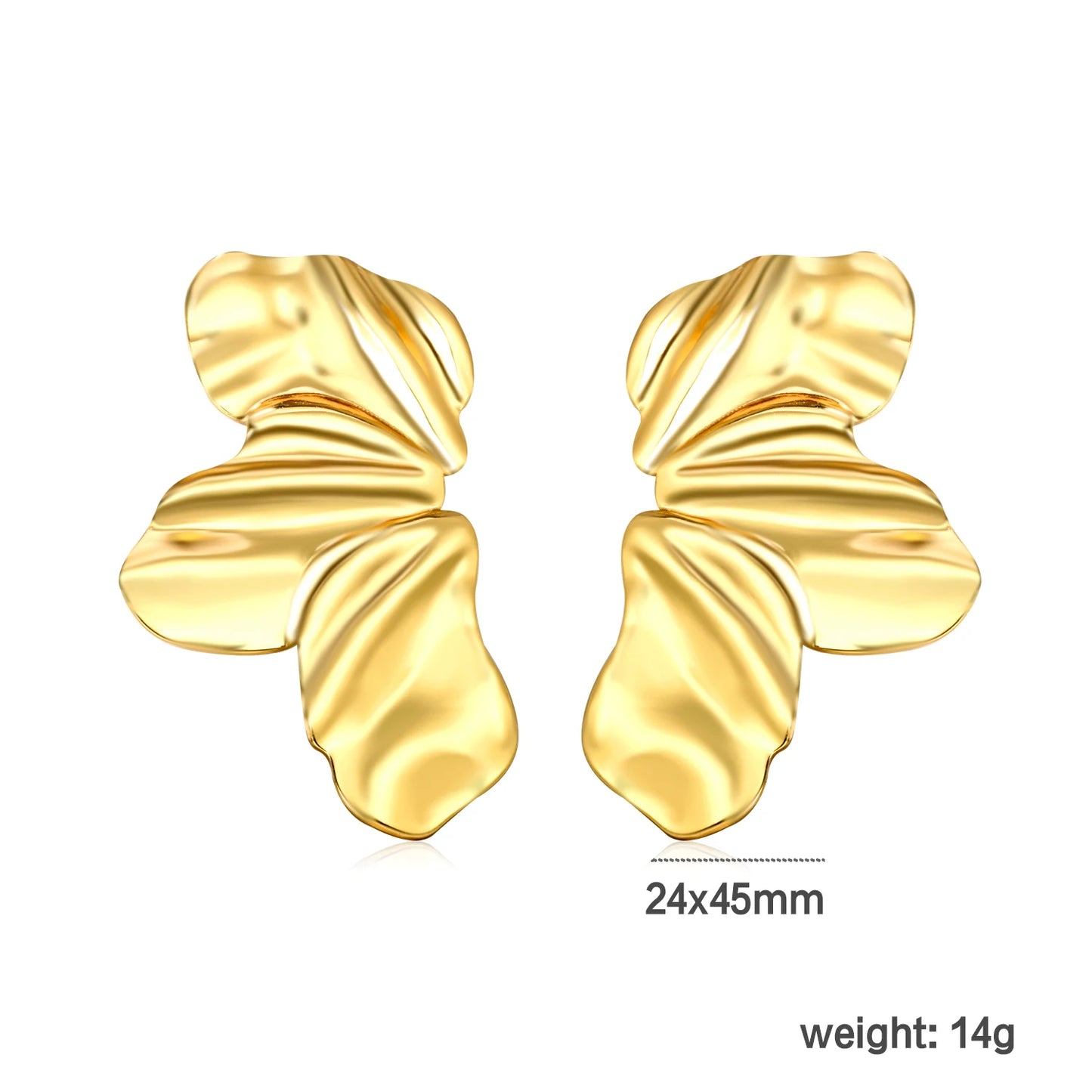 Aretes Estilo Dorado